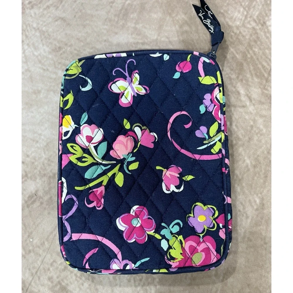 Blue With Pink Flora Vera Bradley Tablet Case New Without Tag